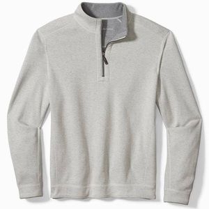 Tommy Bahama Flipshore Half-Zip Reversible Sweatshirt